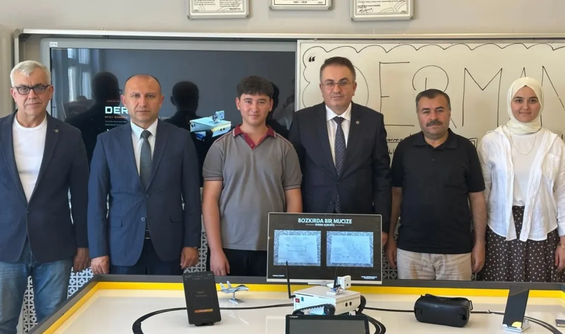 Türk-Alman Yatırım Birliği Başkanı Gencay Koyunbaşoğlu, Rabia Koyunbaşoğlu Anadolu Lisesi'ni