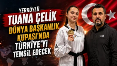 Yerköylü milli sporcu Tuana Çelik, Almanya'da düzenlenecek Dünya Başkanlık Kupası'nda
