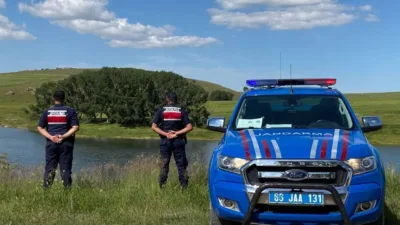 Yozgat’ın Boğazlıyan ilçesinde jandarma ekipleri, gölet ve barajlarda güvenlik denetimi
