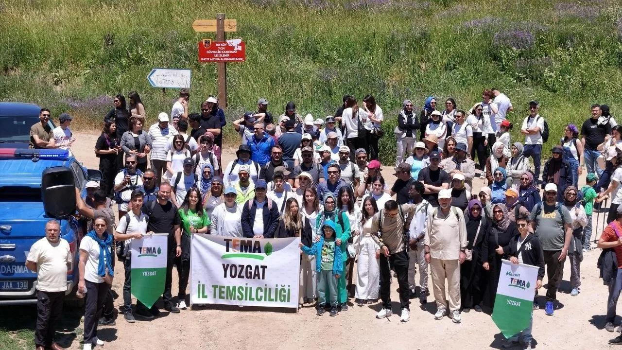 Yozgat'ın Çayıralan ilçesinde, doğa sporlarını teşvik etmek amacıyla 18 kilometrelik
