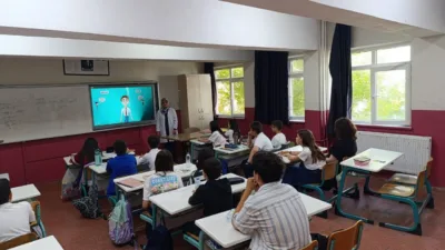 Yerköy İlçe Sağlık Müdürlüğü, Atatürk Ortaokulu öğrencilerine akran zorbalığı ve