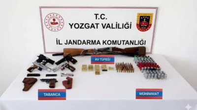 Yozgat İl Jandarma Komutanlığı, Yerköy ilçesinde ruhsatsız silah bulunduran şahıslara