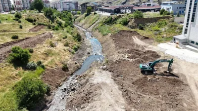 Yozgat Belediyesi ve DSİ 123. Şube Müdürlüğü, kanal temizliği ve