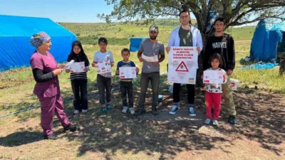 Yozgat Merkez Toplum Sağlığı Merkezi, mevsimlik tarım işçileri ve ailelerine