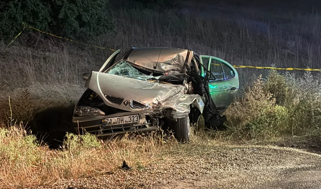 Kırşehir’in Çiçekdağı ilçesi Tuz Döken mevkiinde meydana gelen trafik kazasında,