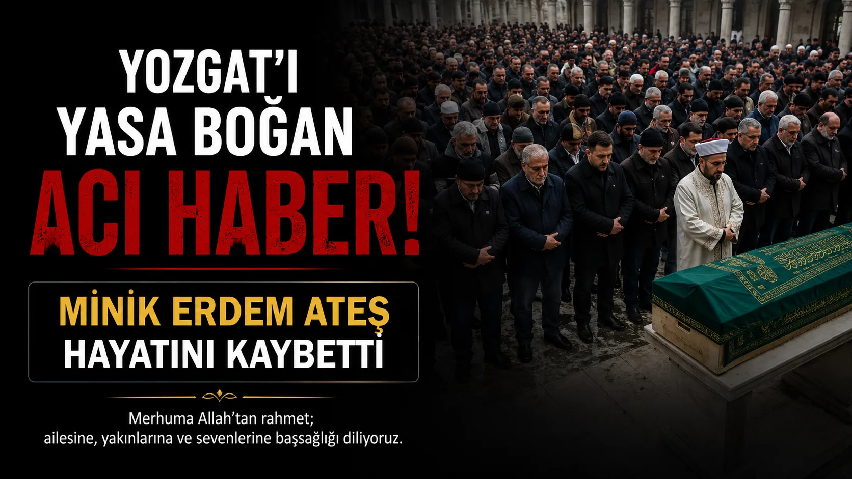 Yozgat’ı Yasa Boğan Acı Haber! Minik Erdem Ateş Hayatını Kaybetti