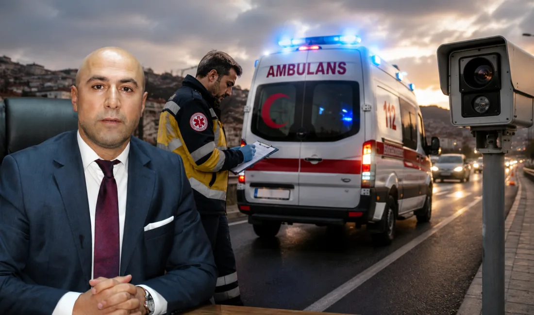 Hayat kurtarmak için görev yapan 112 Acil Sağlık ekiplerine, görev