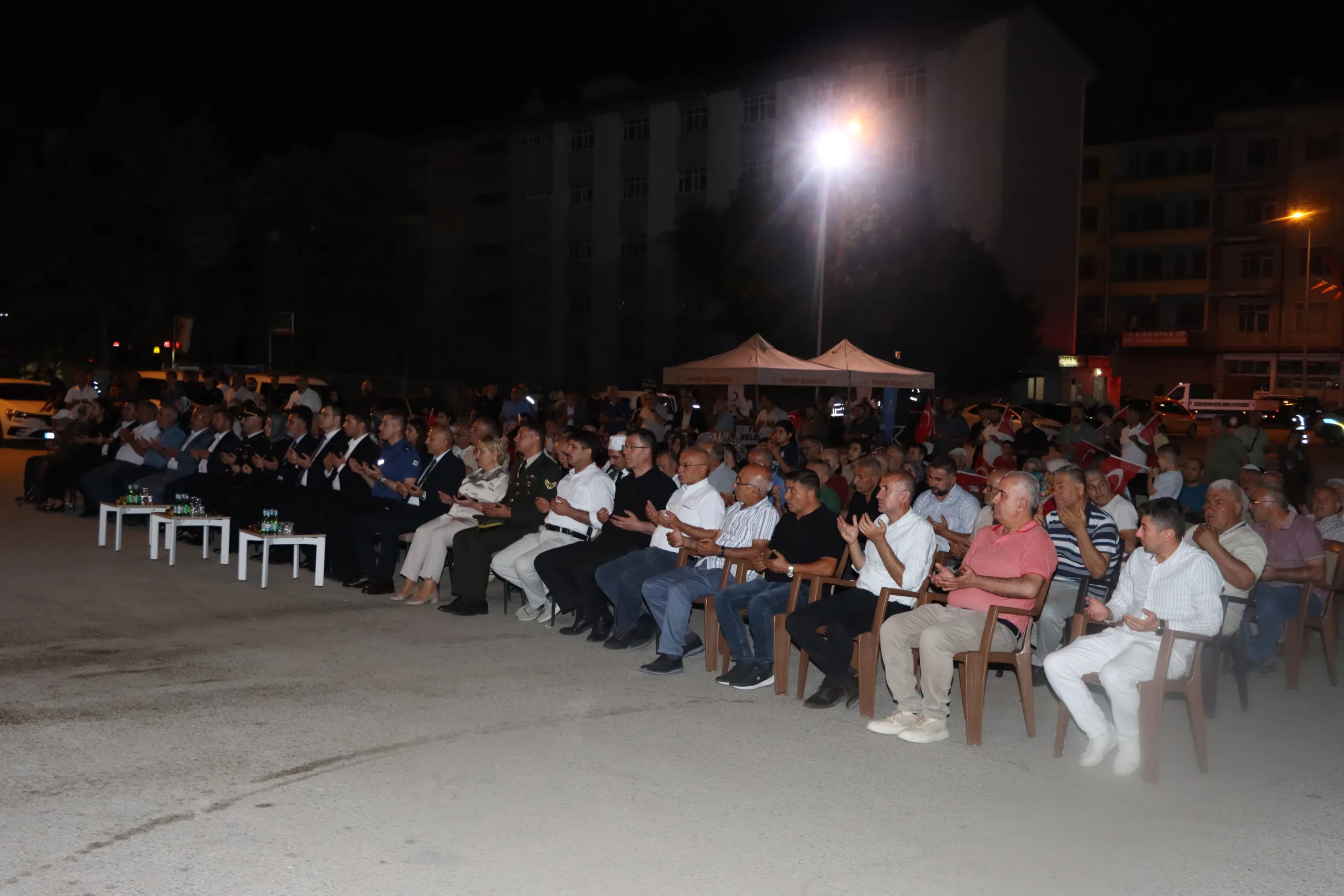 15 Temmuz Demokrasi ve Millî Birlik Günü kapsamında Yerköy'de düzenlenen
