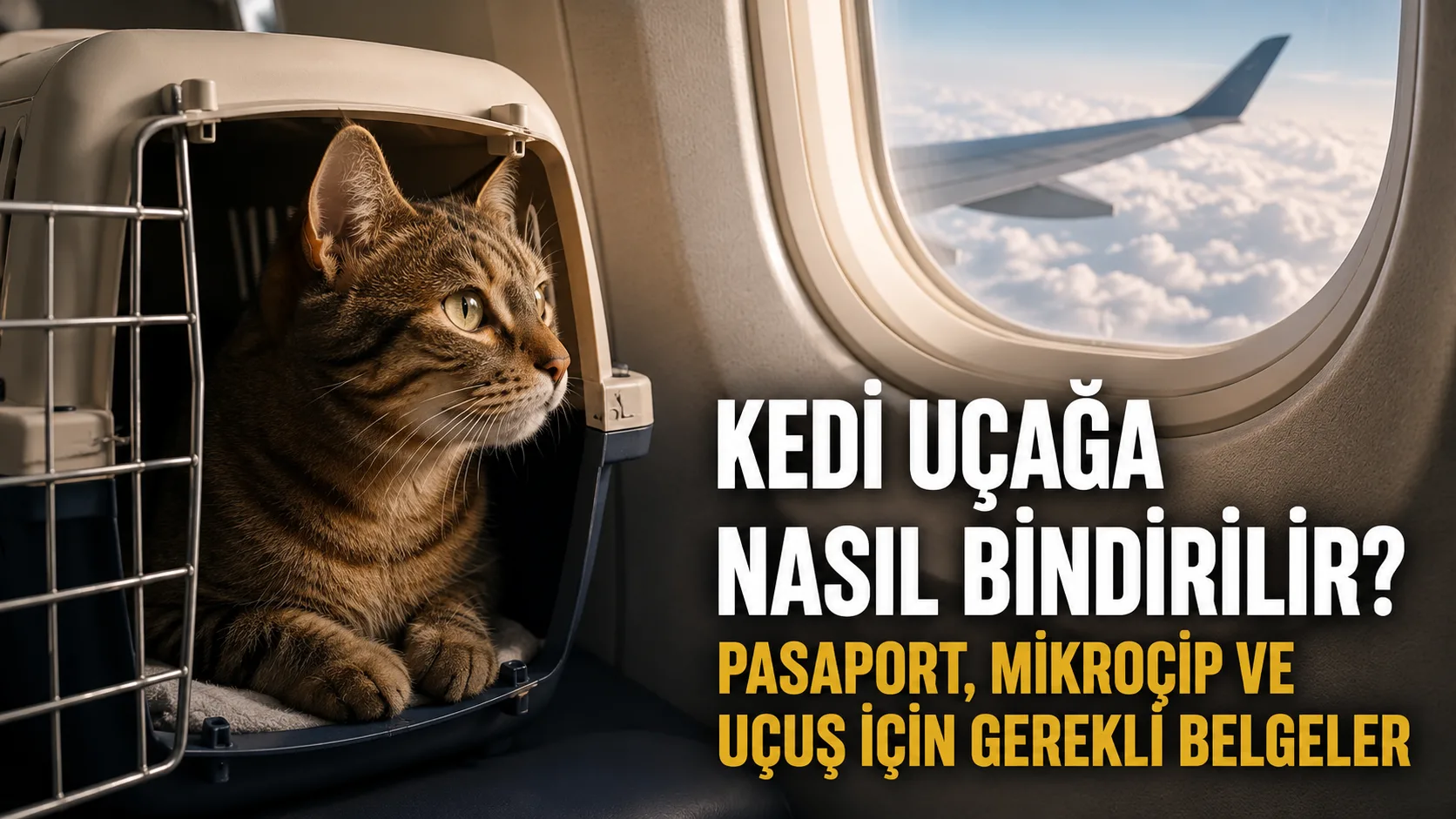 Kedisiyle uçak yolculuğu yapacakların mikroçip, ev hayvanı pasaportu, kuduz aşısı