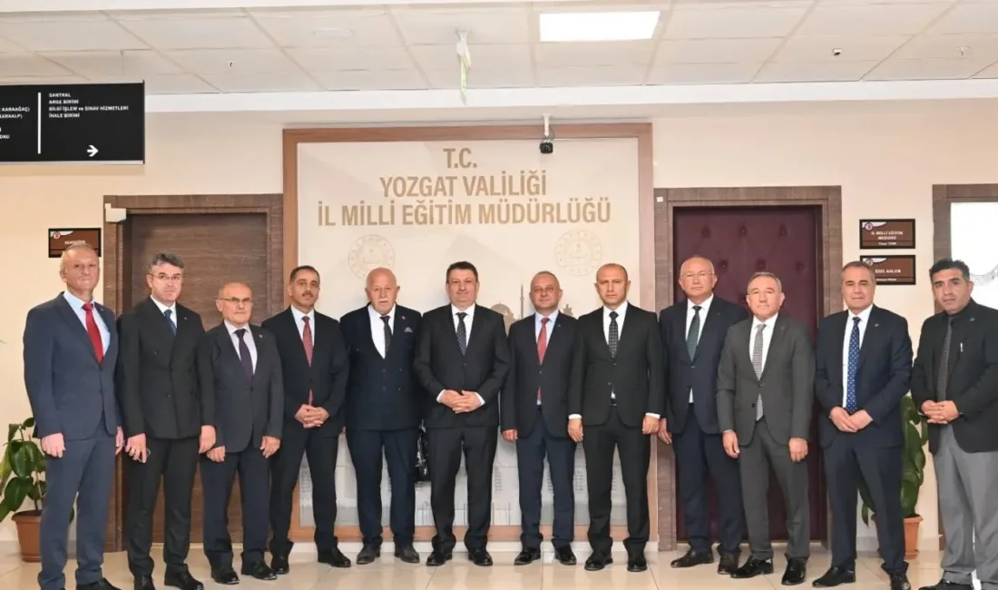 Yerköy İlçe Millî Eğitim Müdürü Necmettin Sağlam, diğer ilçe millî