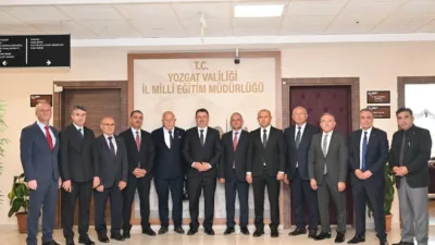 Yerköy İlçe Millî Eğitim Müdürü Necmettin Sağlam, diğer ilçe millî
