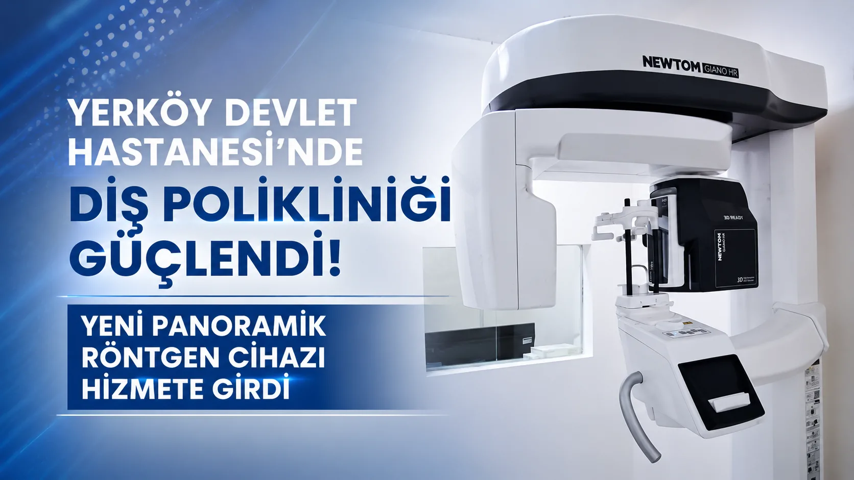 Yerköy Şehit Korgeneral Osman Erbaş Devlet Hastanesi, Diş Polikliniğinde kullanılan