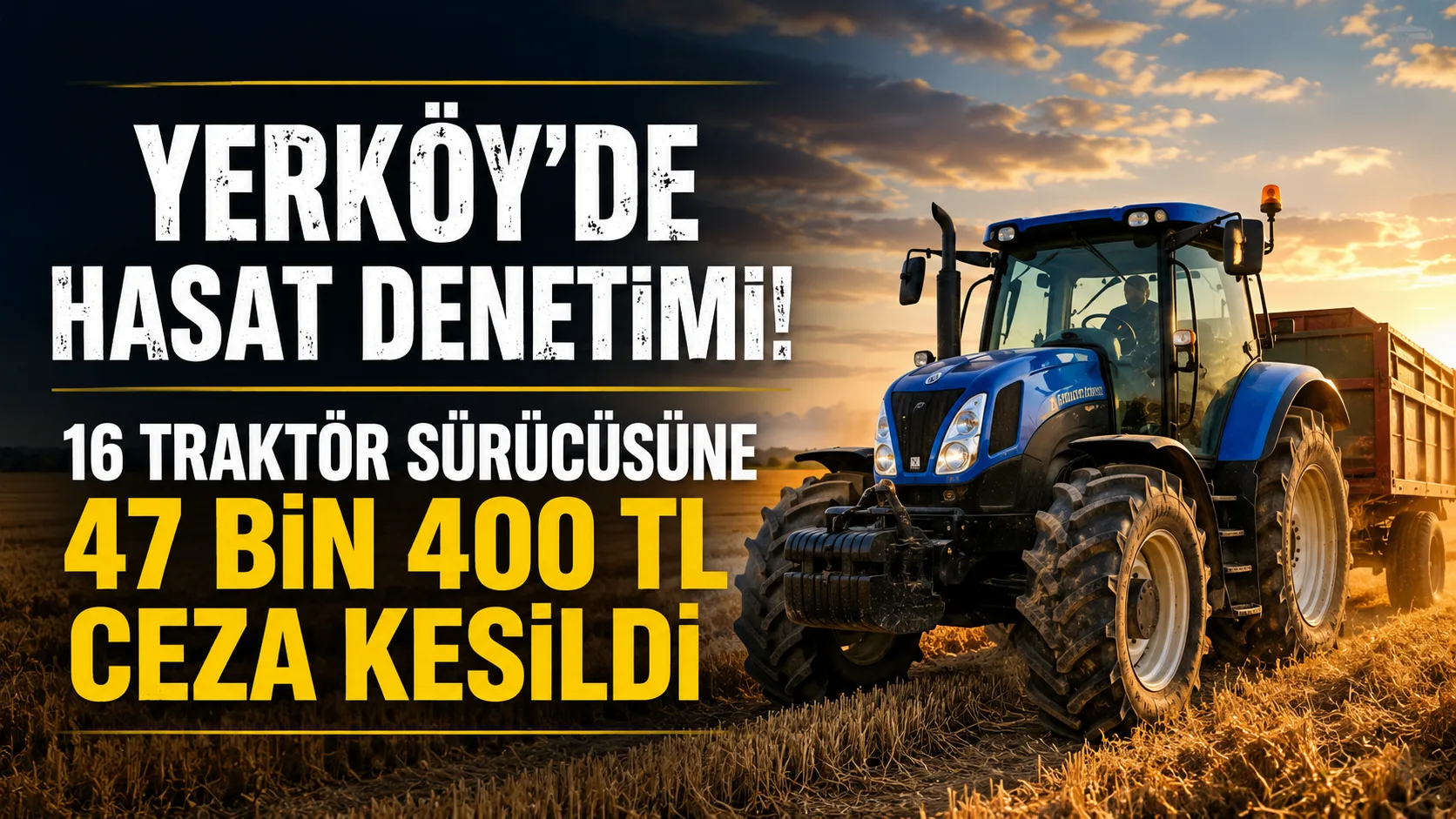 Yerköy İlçe Emniyet Müdürlüğü ekipleri, hasat sezonunda tarım arazilerinde çıkabilecek