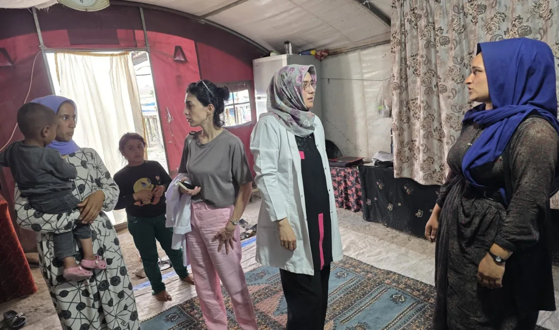 Yerköy İlçe Sağlık Müdürlüğü ekipleri, geçimlerini sağlamak amacıyla farklı bölgelere