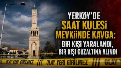 Yerköy ilçemiz Haşim Kılıç Mahallesi Saat Kulesi mevkiinde çıkan kavgada
