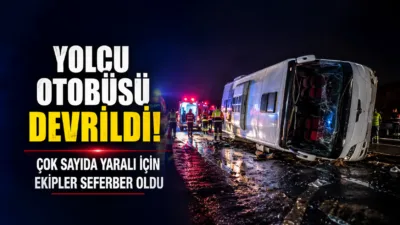 Kırıkkale-Çorum karayolunda meydana gelen trafik kazasında şehirler arası yolcu otobüsü