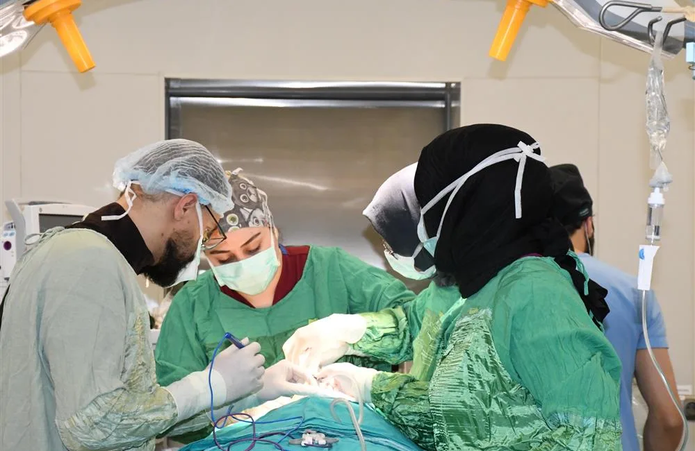 Yozgat Şehir Hastanesi'nde gerçekleştirilen başarılı ameliyatla, 78 yaşındaki hastanın çene