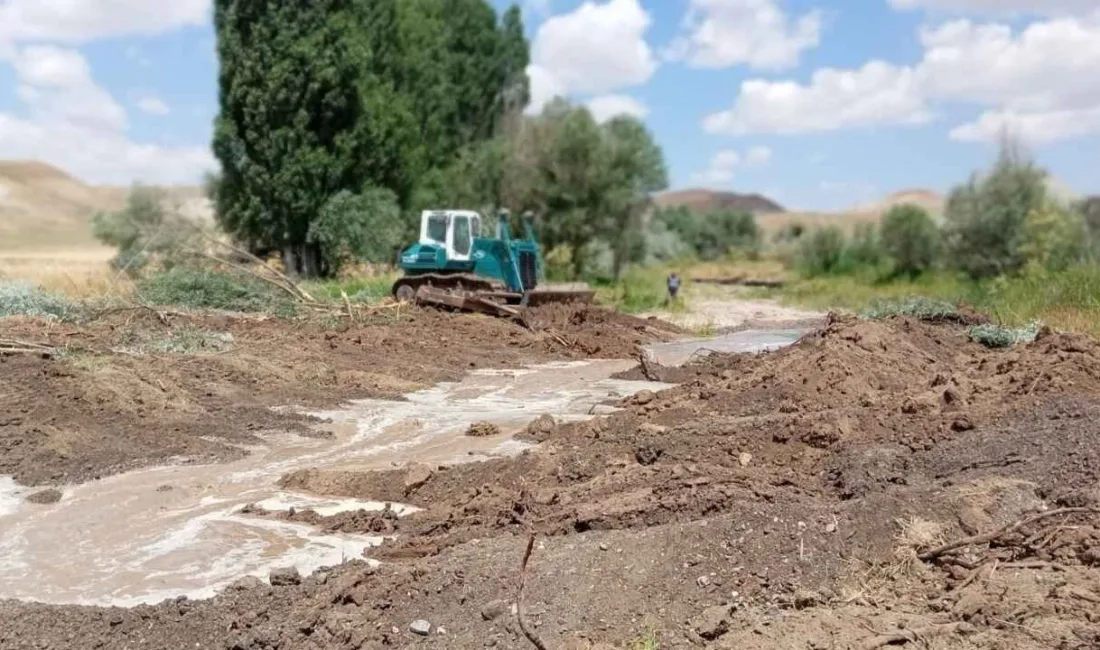 Yozgat DSİ 123. Şube Müdürlüğü, Dayılı Köyü dere yatağında taşkın