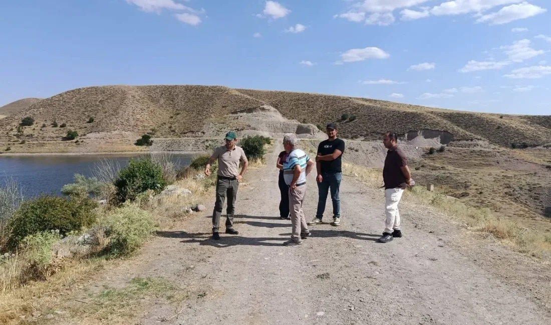 Yozgat Yerköy'de devam eden İğdecik Göleti Sulama Projesi'nde, DSİ 123.