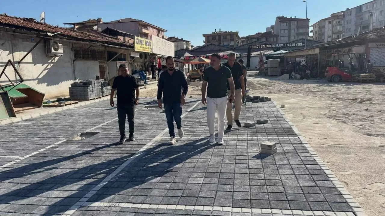 Fatih Arslan, Yerköy'de Altyapı Çalışmalarını İnceledi, Esnafı Ziyaret Etti