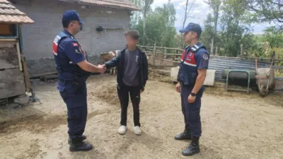 Yozgat'ın Kadışehri ilçesinde kaybolan iki büyükbaş hayvan, jandarma ekiplerinin hızlı