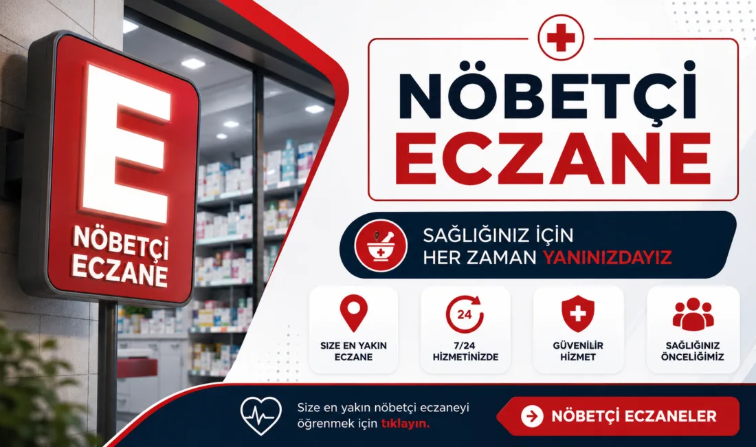 21 Temmuz 2026 Salı günü Yozgat Yerköy'de nöbetçi eczane olarak