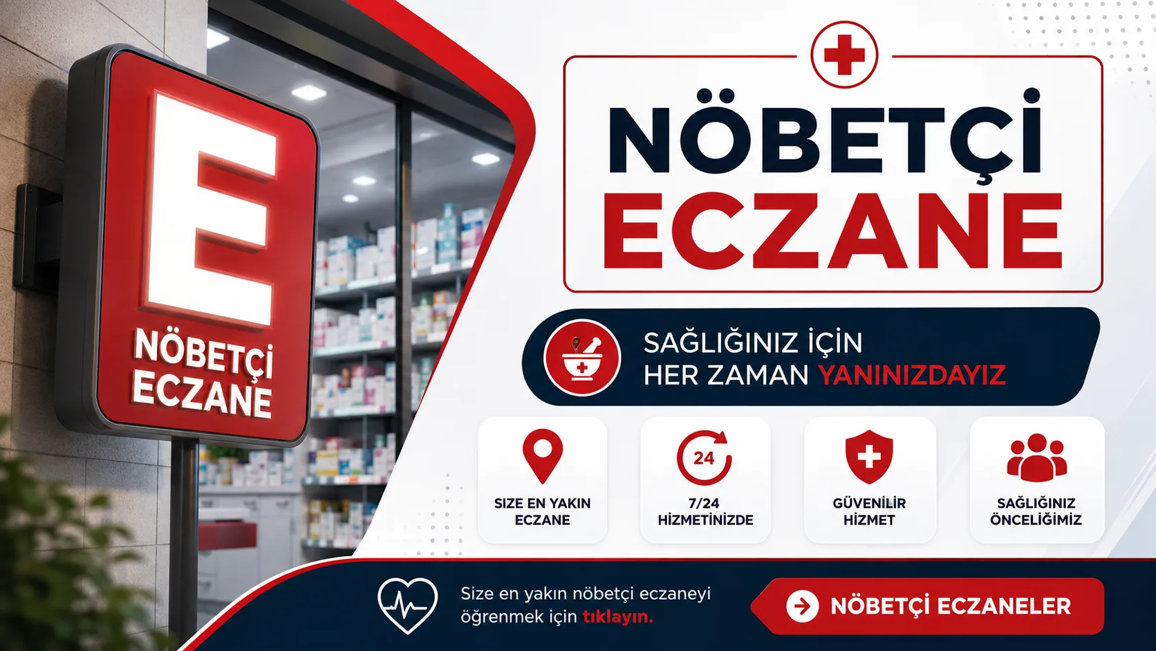 21 Temmuz 2026 Salı günü Yozgat Yerköy'de nöbetçi eczane olarak