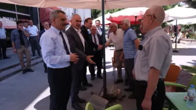 Yozgat Valisi Mehmet Ali Özkan, Boğazlıyan ilçesinde vatandaşların taleplerini dinleyerek