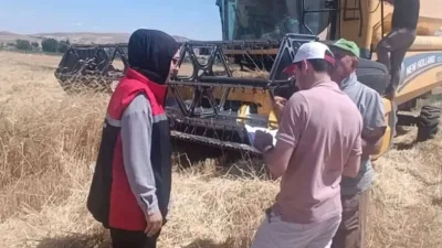 Yerköy İlçe Tarım ve Orman Müdürlüğü, hasat sezonu öncesinde biçerdöver