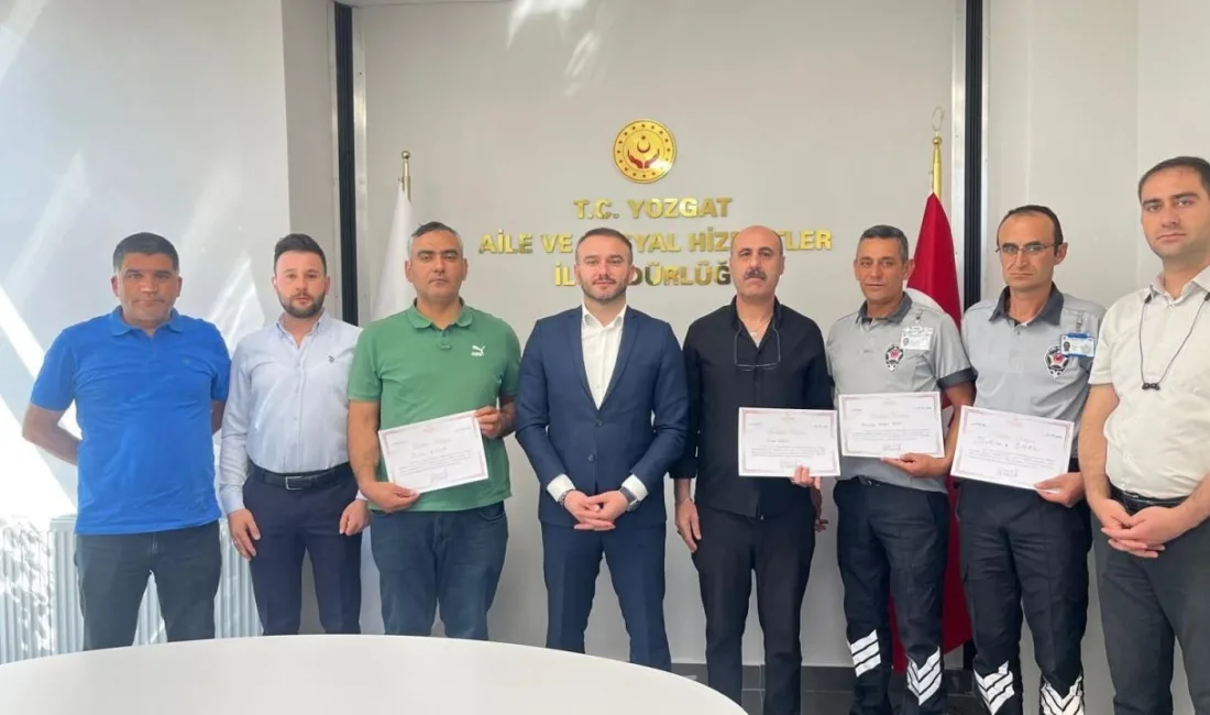 Yozgat Aile ve Sosyal Hizmetler İl Müdürlüğü, güvenlik personeline teşekkür