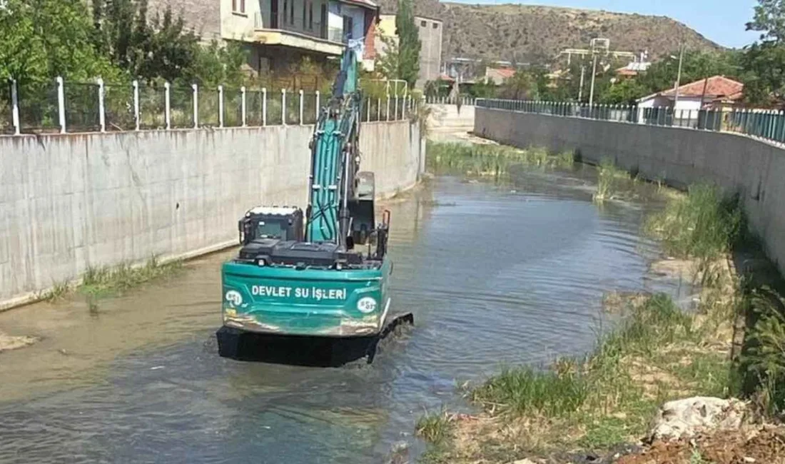 Yozgat DSİ Bölge Müdürlüğü, Şefaatli ve Sarıkaya ilçelerinde kanal temizleme