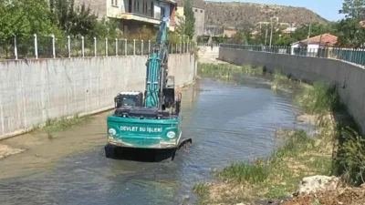 Yozgat DSİ Bölge Müdürlüğü, Şefaatli ve Sarıkaya ilçelerinde kanal temizleme