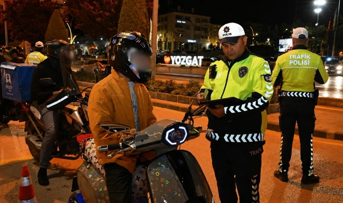 Yozgat'ta, gürültü kirliliğine yol açan abartı egzoz ve yüksek sesle
