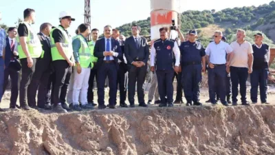 Yozgat'ın Saraykent ilçesinde jeotermal topraksız tarım serasının temeli atıldı. Yozgat