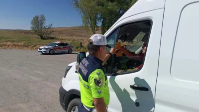Yozgat'ta, İl Jandarma Komutanlığı ve İl Emniyet Müdürlüğü ekipleri, trafik