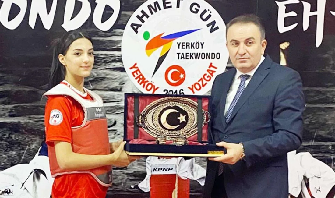 Yerköylü genç sporcu İrem Örül, henüz 16 yaşında olmasına rağmen