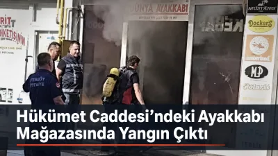 Yerköy’ün Haşim Kılıç Mahallesi’nde bulunan bir ayakkabı mağazasında henüz belirlenemeyen