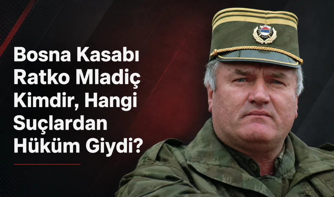 “Bosna kasabı” olarak anılan eski Bosnalı Sırp komutan Ratko Mladiç,