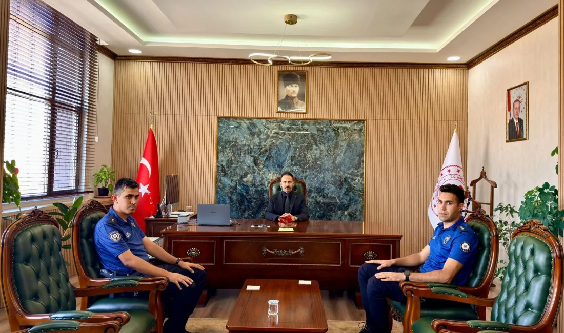 Çiçekdağı İlçe Emniyet Amirliği görevine atanan Başkomiser Fatih Şimşek, Kaymakam