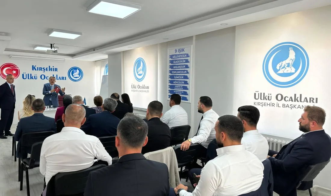 Milliyetçi Hareket Partisi Kırşehir İl Başkanlığı, yeni yönetim kurulunun ilk