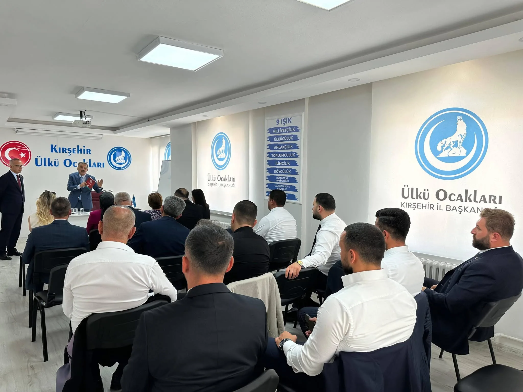 Milliyetçi Hareket Partisi Kırşehir İl Başkanlığı, yeni yönetim kurulunun ilk