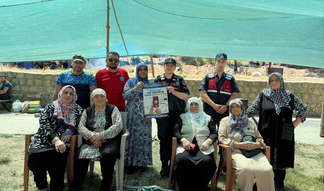 Çayıralan İlçe Jandarma Komutanlığı, kadına yönelik şiddeti önlemek amacıyla KADES