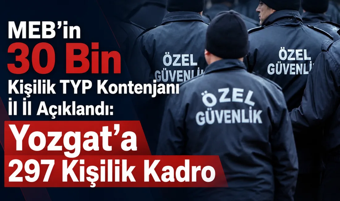 Okulların bahçe güvenliğinin desteklenmesi amacıyla TYP kapsamında planlanan 30 bin