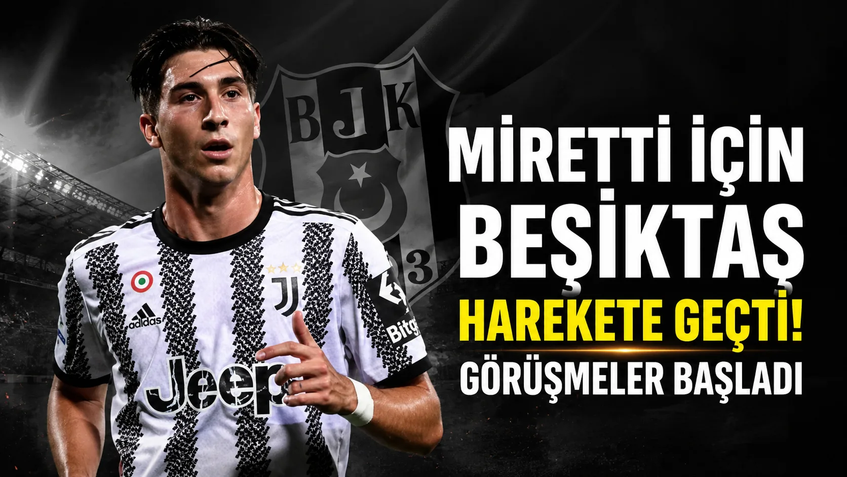 Beşiktaş, orta saha transferi için rotasını Juventus’a çevirdi. Siyah-beyazlıların 23
