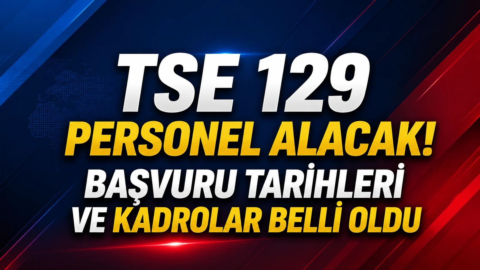 Türk Standardları Enstitüsü (TSE), merkez ve taşra teşkilatında görevlendirilmek üzere
