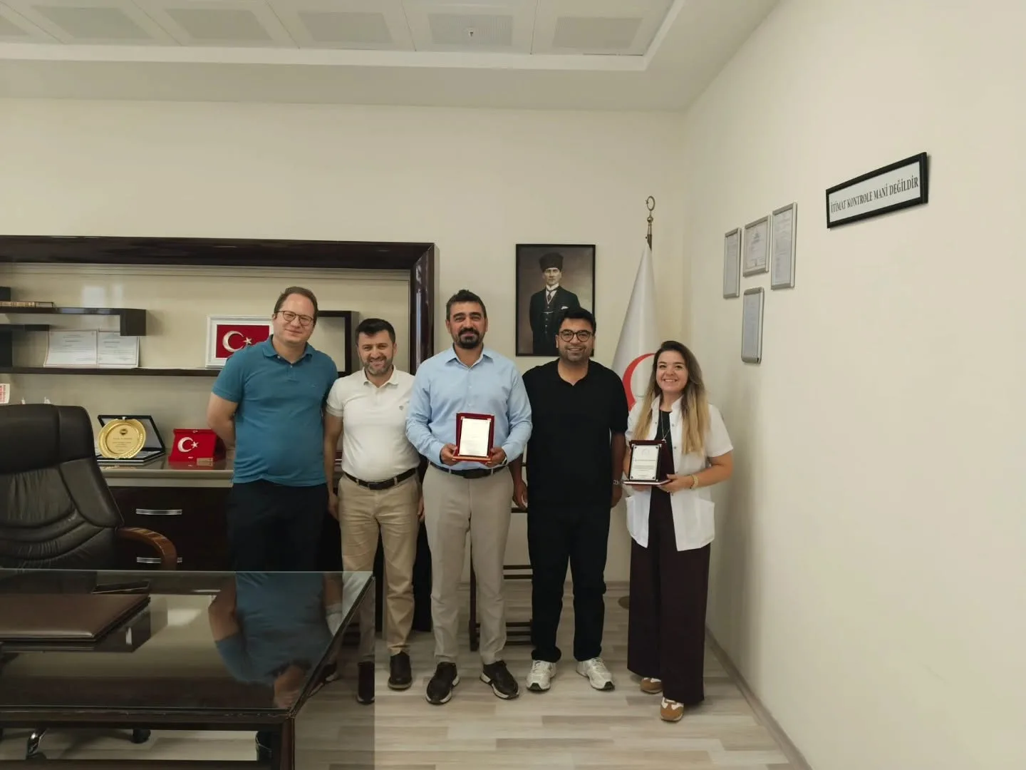 Yerköy Şehit Korgeneral Osman Erbaş Devlet Hastanesinde, tayinleri nedeniyle ilçeden