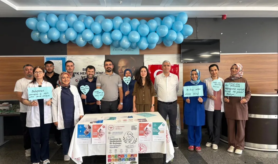 Yerköy Devlet Hastanesi, 1-7 Ağustos Emzirme Haftası kapsamında anne sütünün