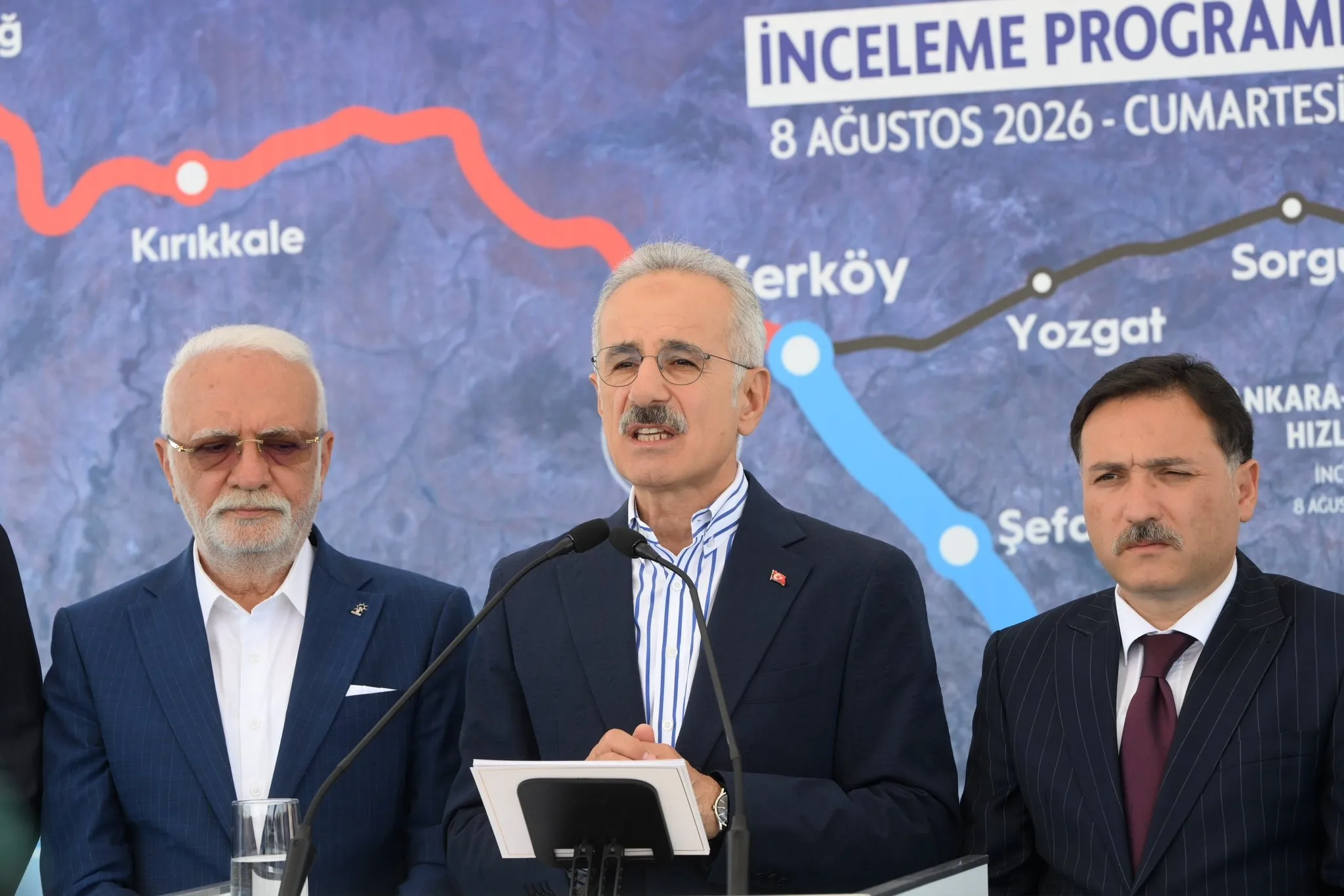 Yerköy-Kayseri Yüksek Hızlı Tren Projesinde çalışmalar yüzde 50 seviyesine ulaştı.