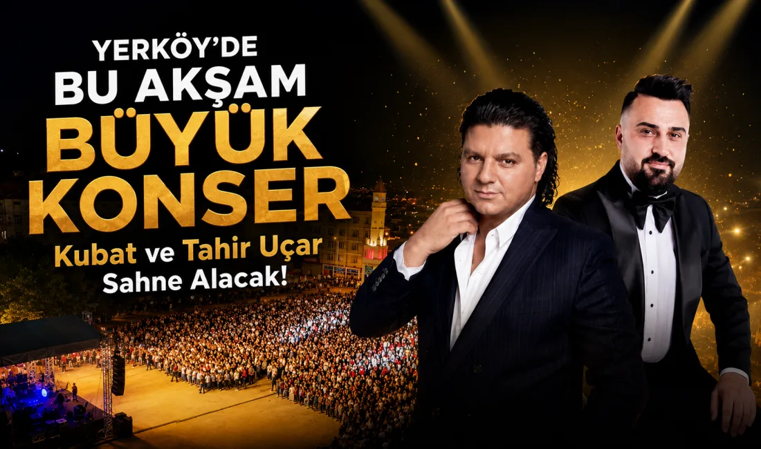 Yerköy’de bugün müzik dolu bir akşam yaşanacak. İskele Yaz Konserleri