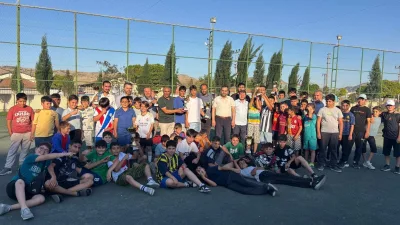 Yerköy’de Yaz Kur’an Kurslarına devam eden öğrenciler, düzenlenen halı saha